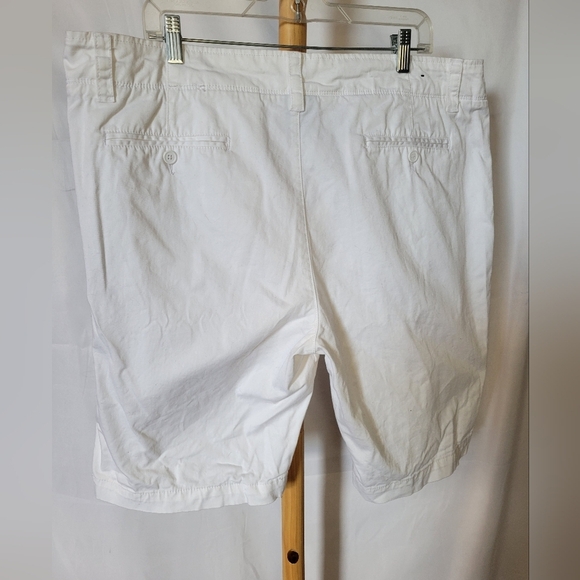 White Mens Jean Shorts Pockets Zipper Size 40 - Picture 4 of 6